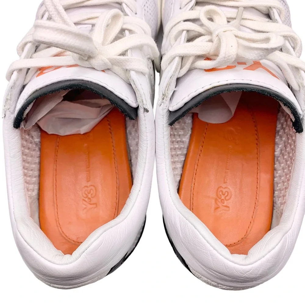 Yohji Yamamoto x adidas | Men | Y-3 Three Stripe Leather Sneakers | Size 5